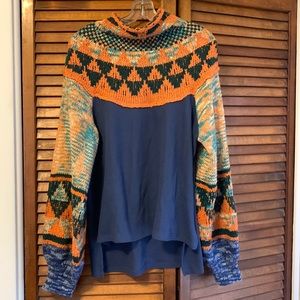 Free People fair isle sweater